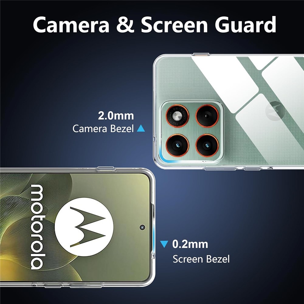  Motorola Edge 70 Skal TPU Transparent