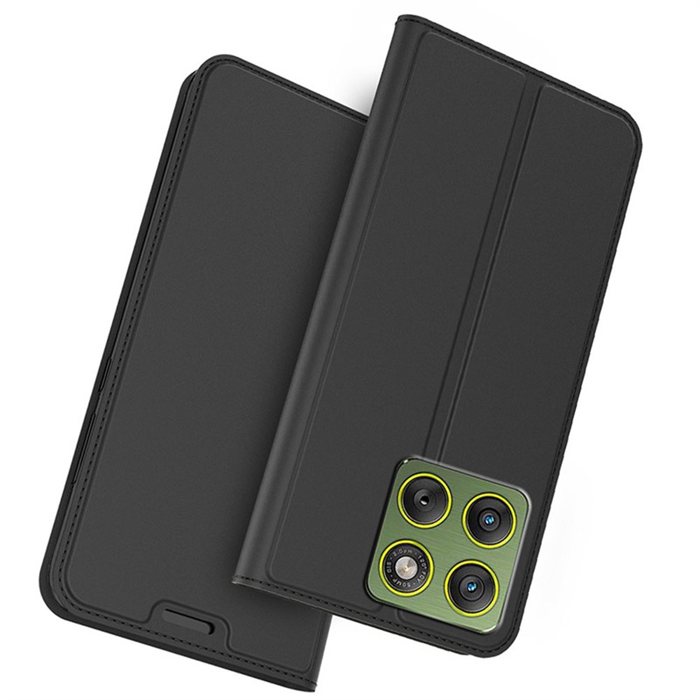  Motorola Edge 70 Fodral Flip Läder Svart