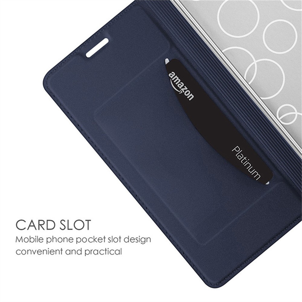  Motorola Edge 70 Fodral Flip Läder Blå