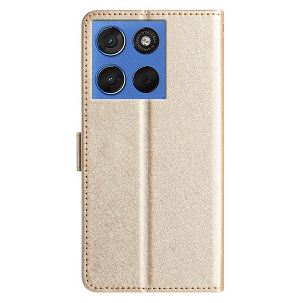  Motorola Edge 70 Fodral Läder Guld