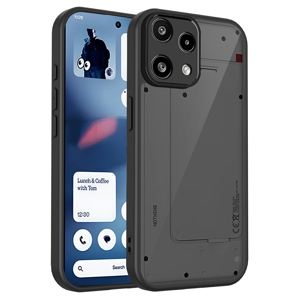 Nothing Phone 3a Lite Skal Hybrid Transparent / Svart