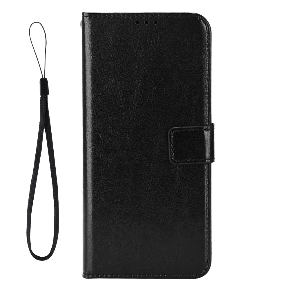  Nothing Phone 3a Lite Fodral Crazy Horse Läder Svart