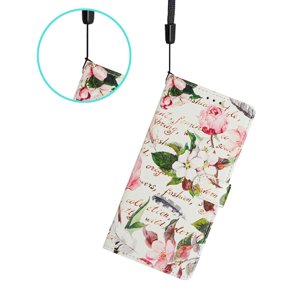  Samsung Galaxy A37 5G Fodral Med Tryck Blommor