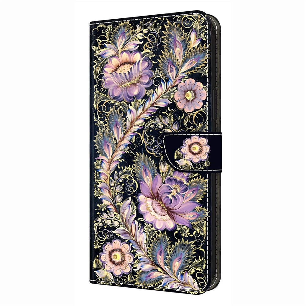  Samsung Galaxy A37 5G Fodral Läder Vintage Gold Pin