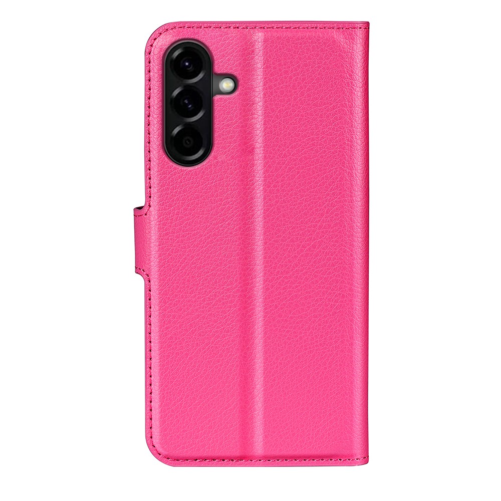  Samsung Galaxy A57 5G Fodral Litchi Läder Rosa