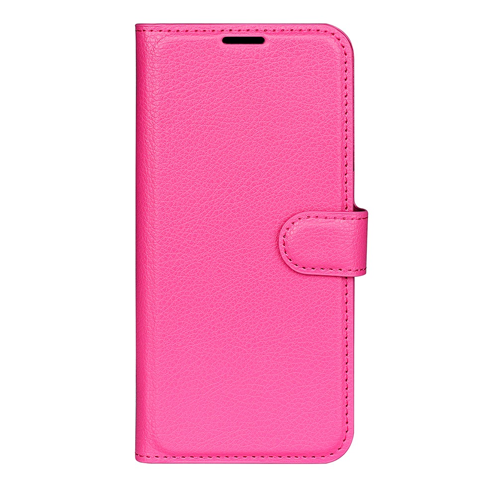  Samsung Galaxy A37 5G Fodral Litchi Läder Rosa