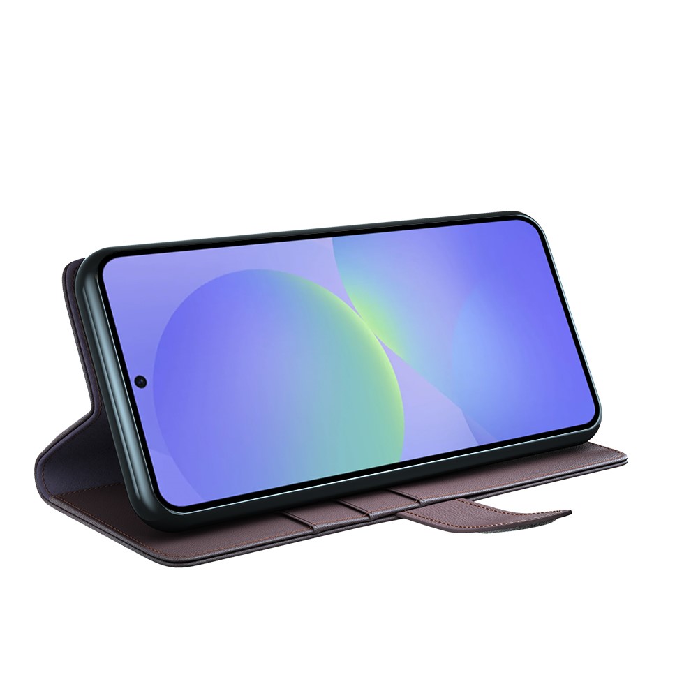  Samsung Galaxy A37 5G Fodral Premium Äkta Läder Brun