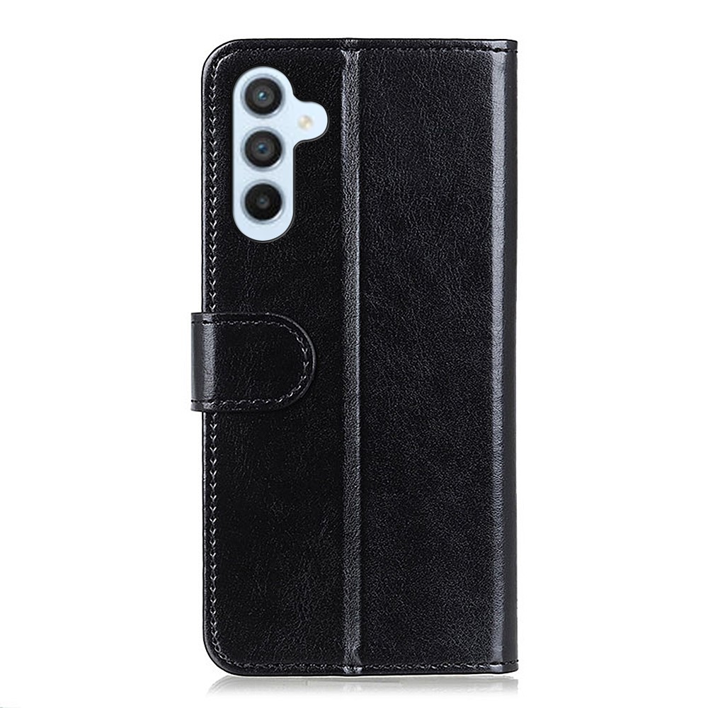  Samsung Galaxy A57 5G Fodral Crazy Horse Läder Svart