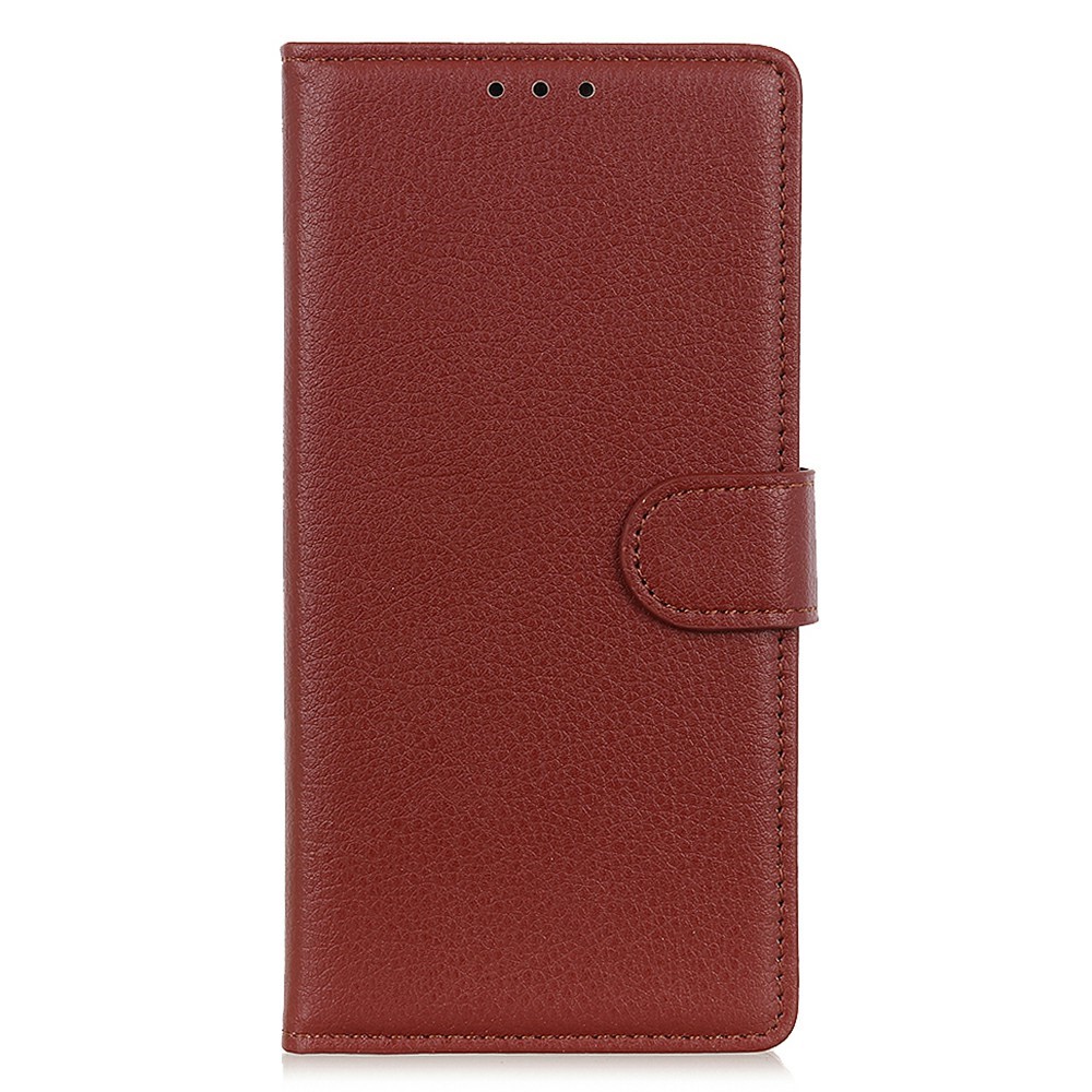 Samsung Galaxy A37 5G Fodral Litchi Läder Brun
