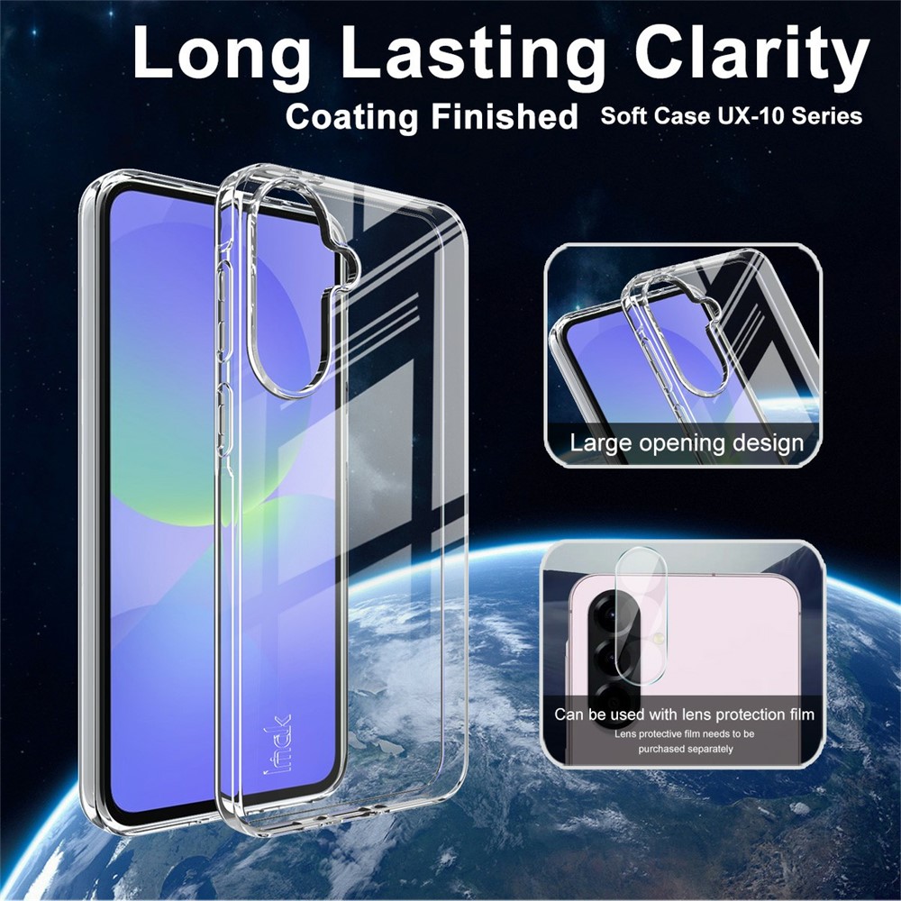 IMAK IMAK Smasung Galaxy A37 5G Skal Soft TPU Transparent