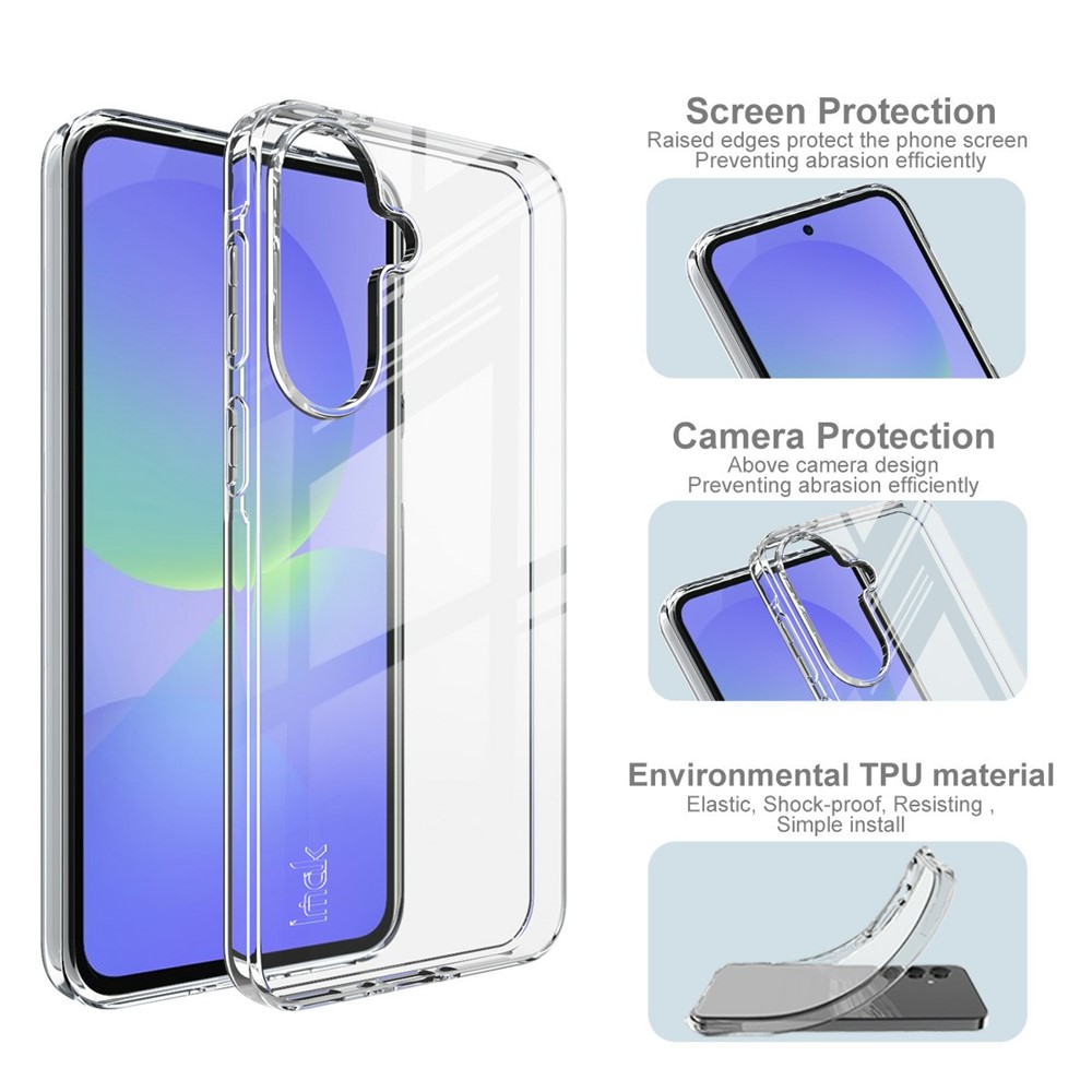 IMAK IMAK Smasung Galaxy A37 5G Skal Soft TPU Transparent