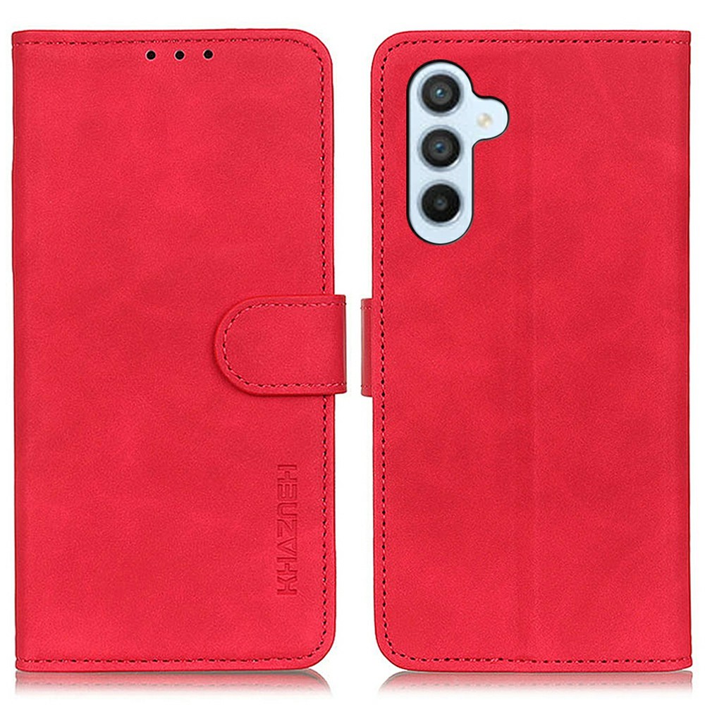 KHAZNEH KHAZNEH Samsung Galaxy A37 5G Fodral Retro Läder Röd
