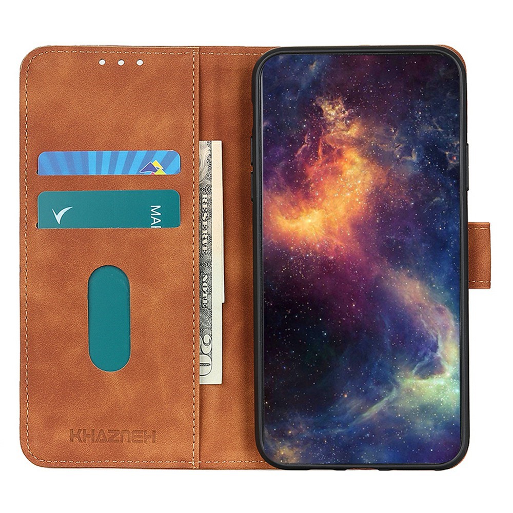KHAZNEH KHAZNEH Samsung Galaxy A37 5G Fodral Retro Läder Brun