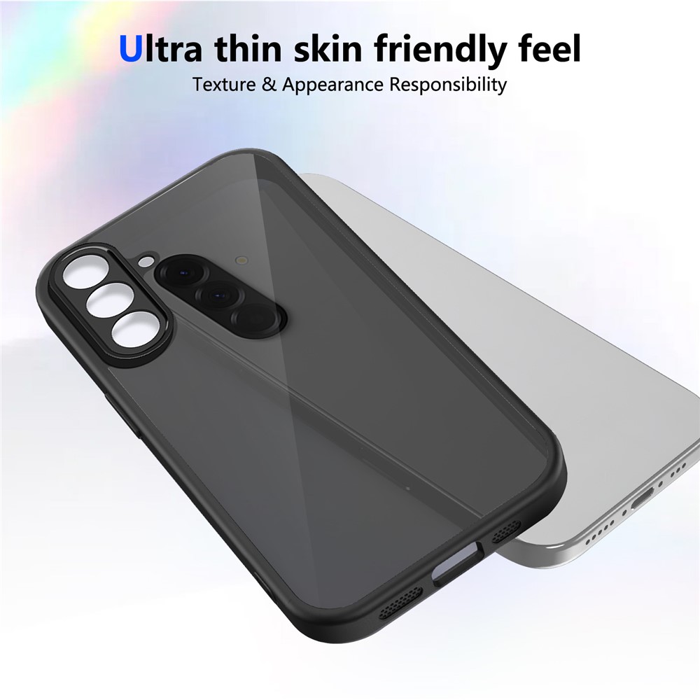  Samsung Galaxy A37 5G Skal Hybrid Transparent / Svart