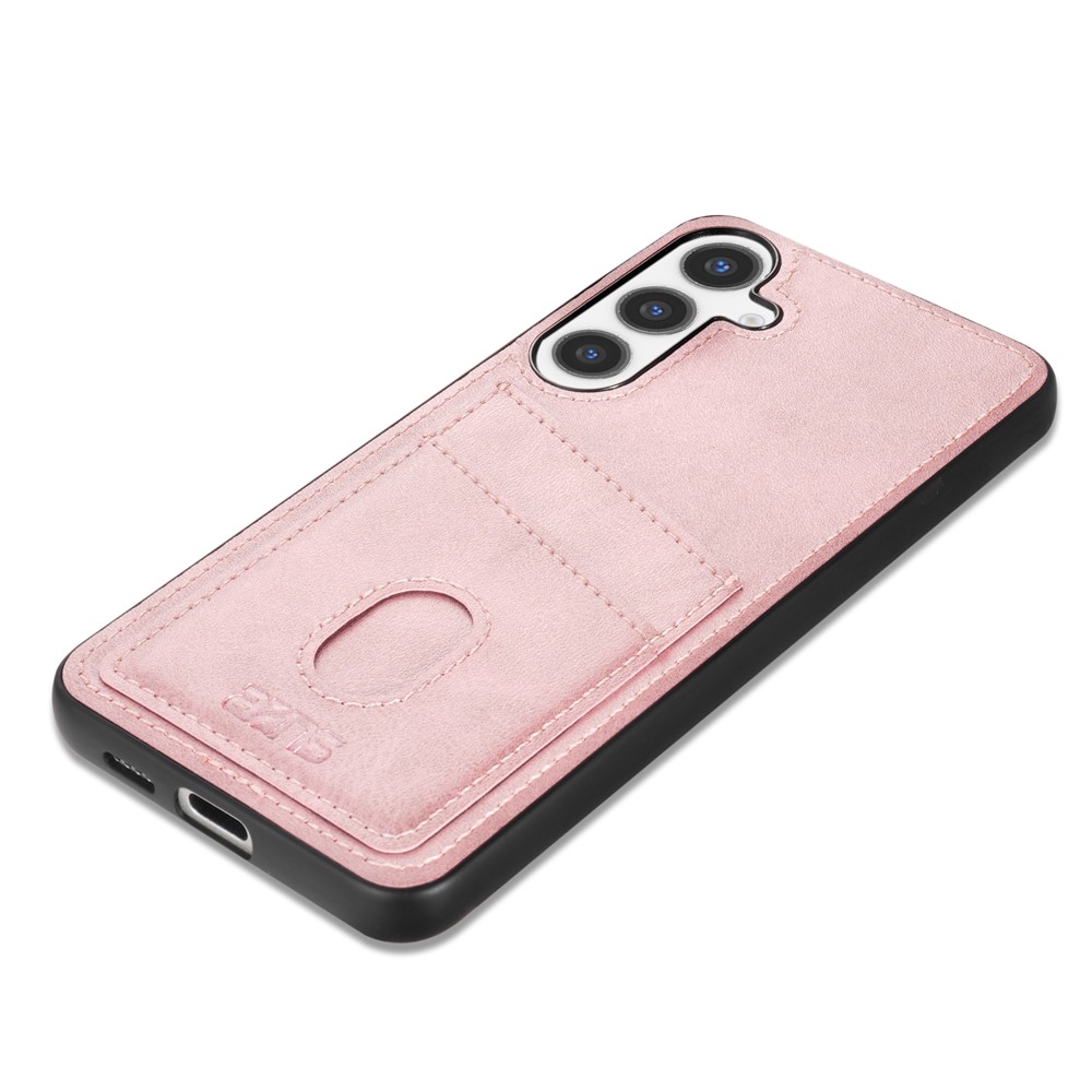 AZNS AZNS Samsung Galaxy A37 5G Skal Med Kortfack Läder Roséguld