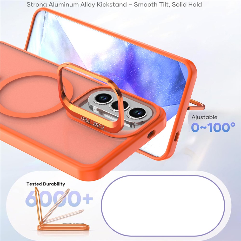  Samsung Galaxy A37 5G Skal MagSafe Kickstand Orange
