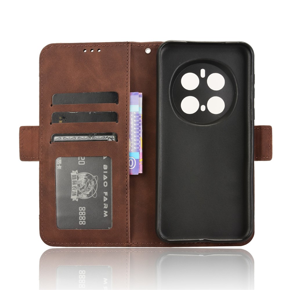  Honor Magic7 Pro Fodral Med Avtagbart Kortfodral Brun