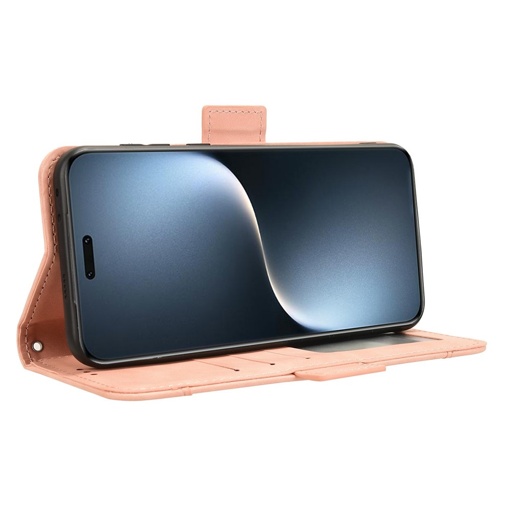  Honor Magic7 Pro Fodral Med Avtagbart Kortfodral Rosa