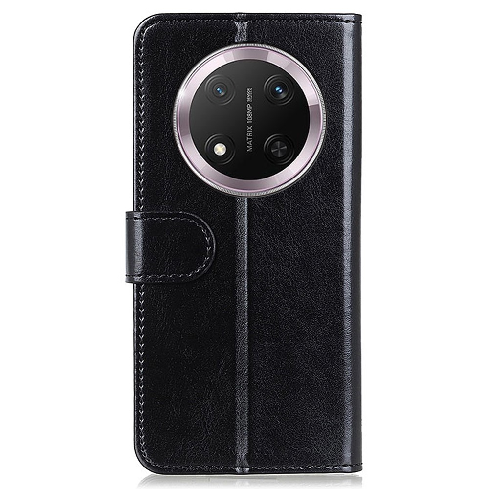  Honor Magic7 Lite Fodral Crazy Horse Läder Svart