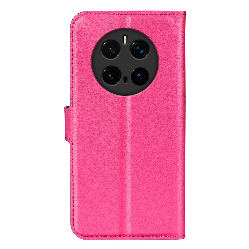  Honor Magic7 Pro Fodral Litchi Läder Rosa