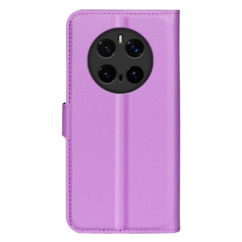  Honor Magic7 Pro Fodral Litchi Läder Lila