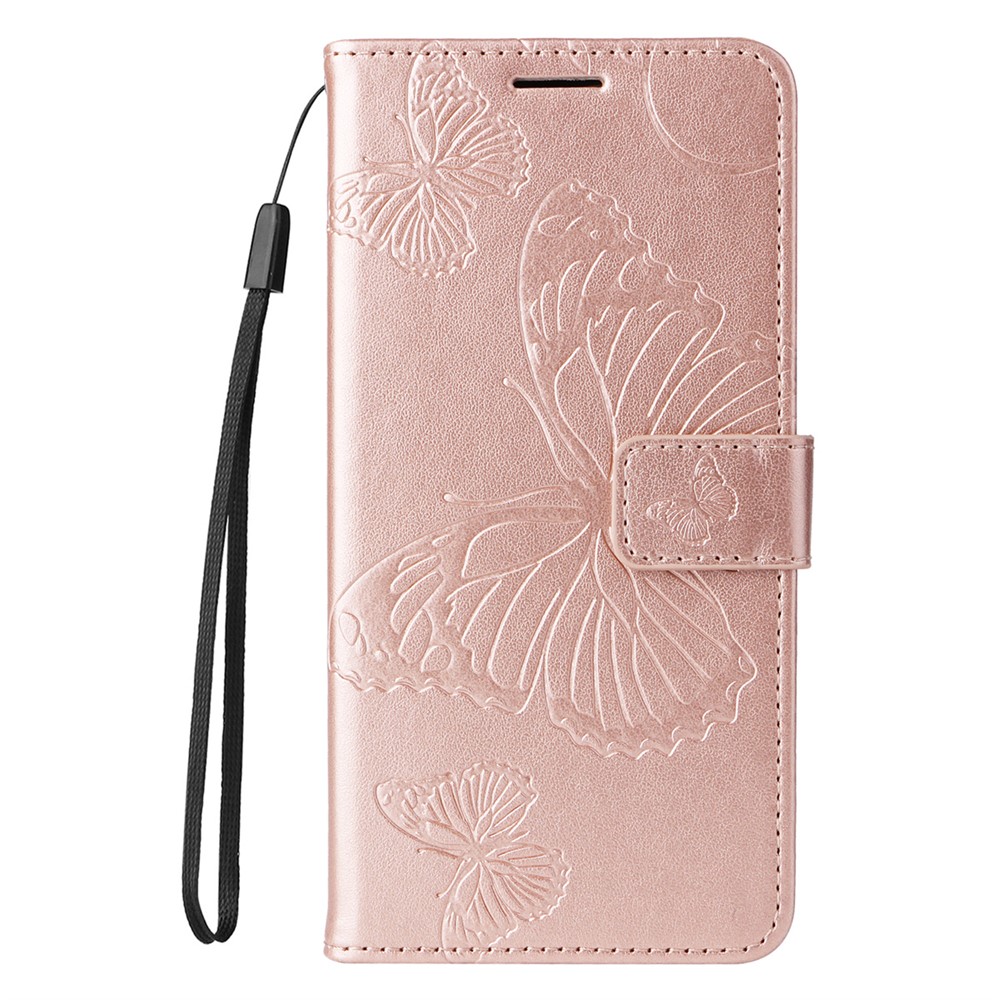 Honor Magic7 Lite Fodral Med Fjäril Tryck Roséguld