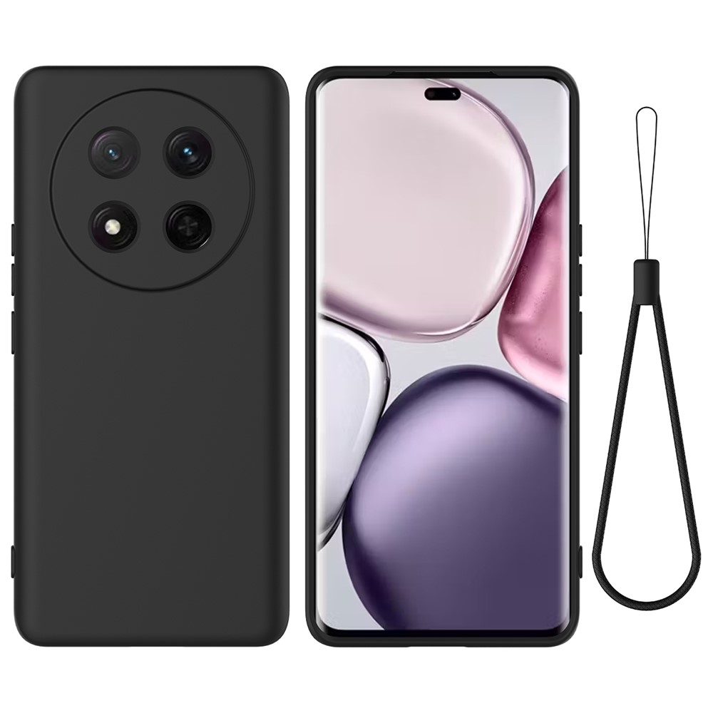  Honor Magic7 Lite Skal Liquid Silikon Svart