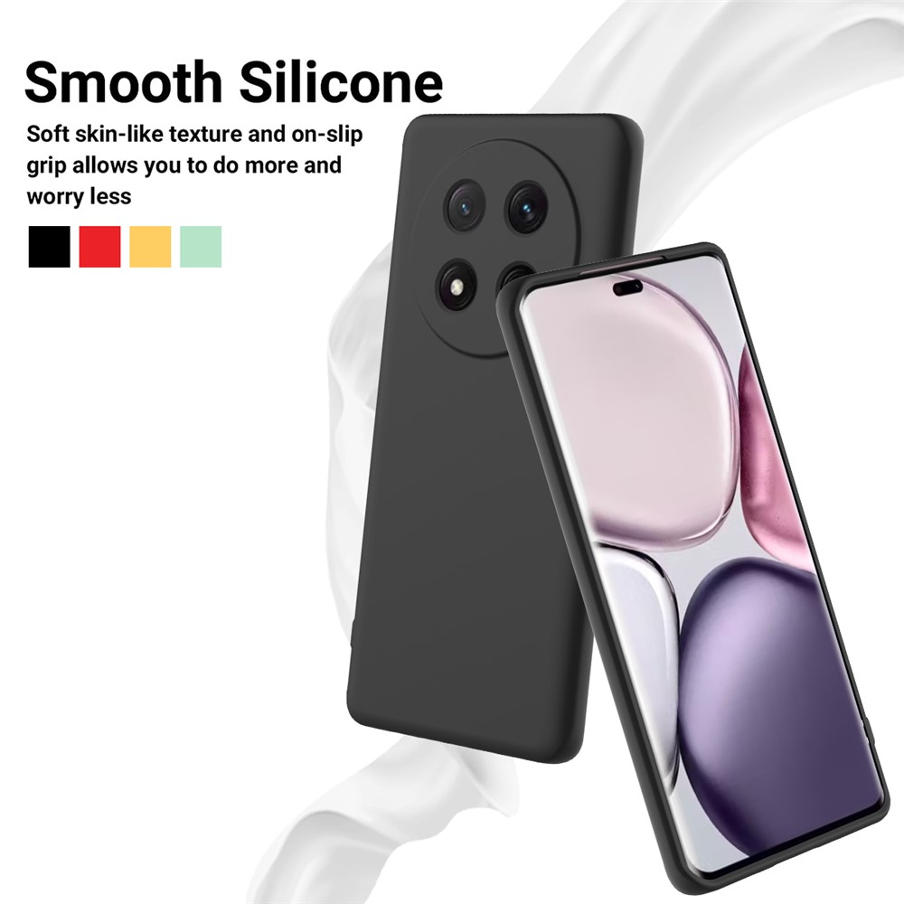  Honor Magic7 Lite Skal Liquid Silikon Svart