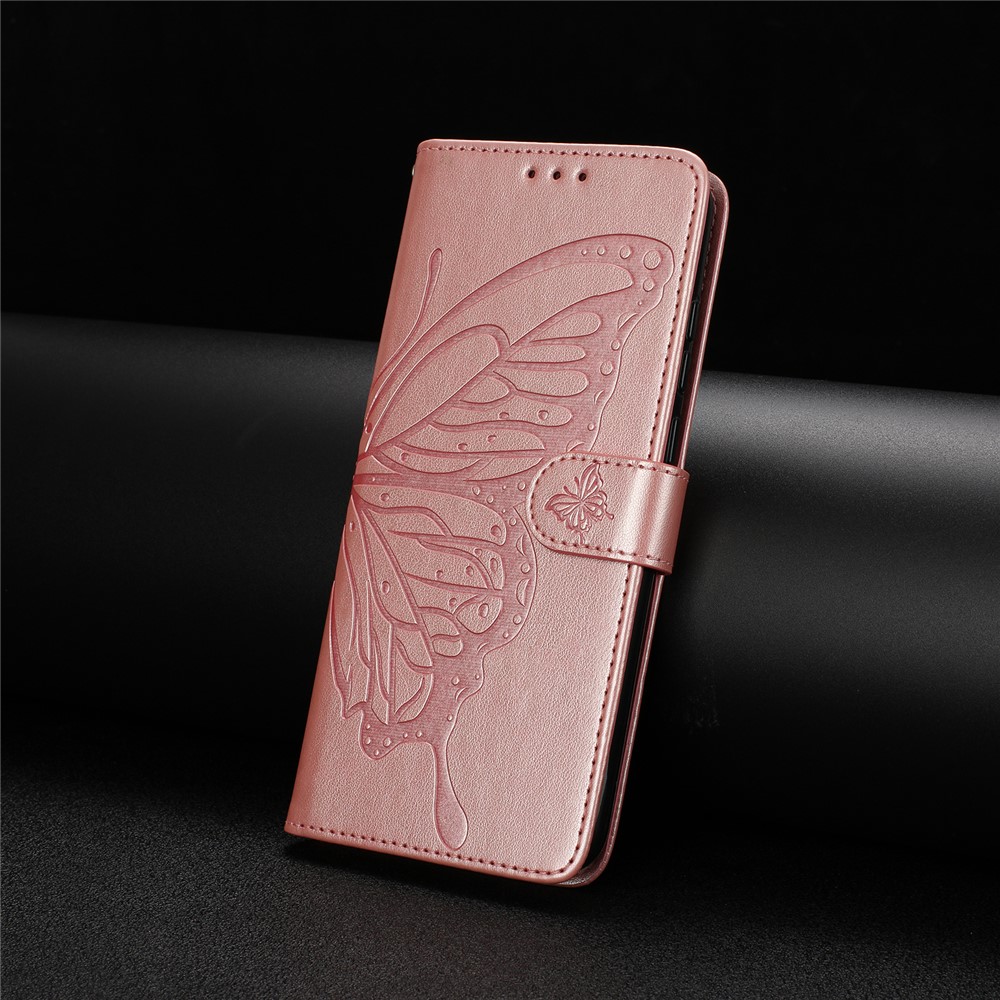  Honor 400 Lite Fodral Fjäril Tryck Roséguld