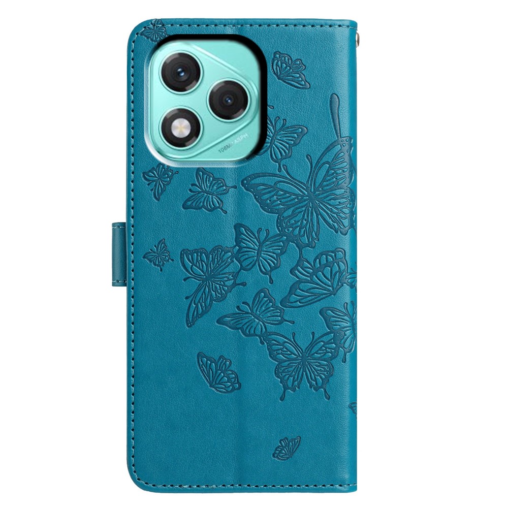  Honor 400 Lite Fodral Fjäril Tryck Blå