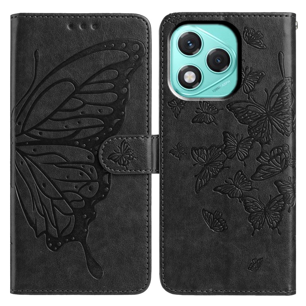  Honor 400 Lite Fodral Fjäril Tryck Svart