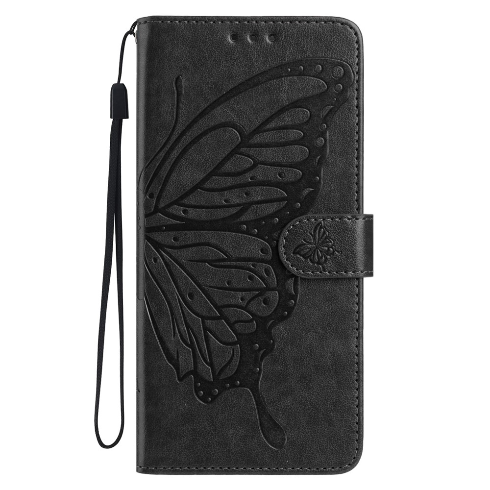  Honor 400 Lite Fodral Fjäril Tryck Svart