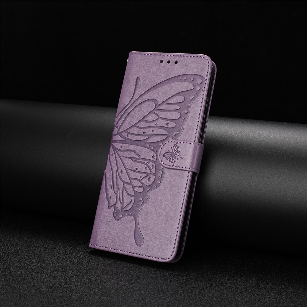  Honor 400 Lite Fodral Fjäril Tryck Lila