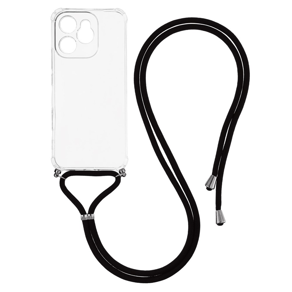  Honor 400 Lite Skal TPU Med Mobilsnöre Transparent