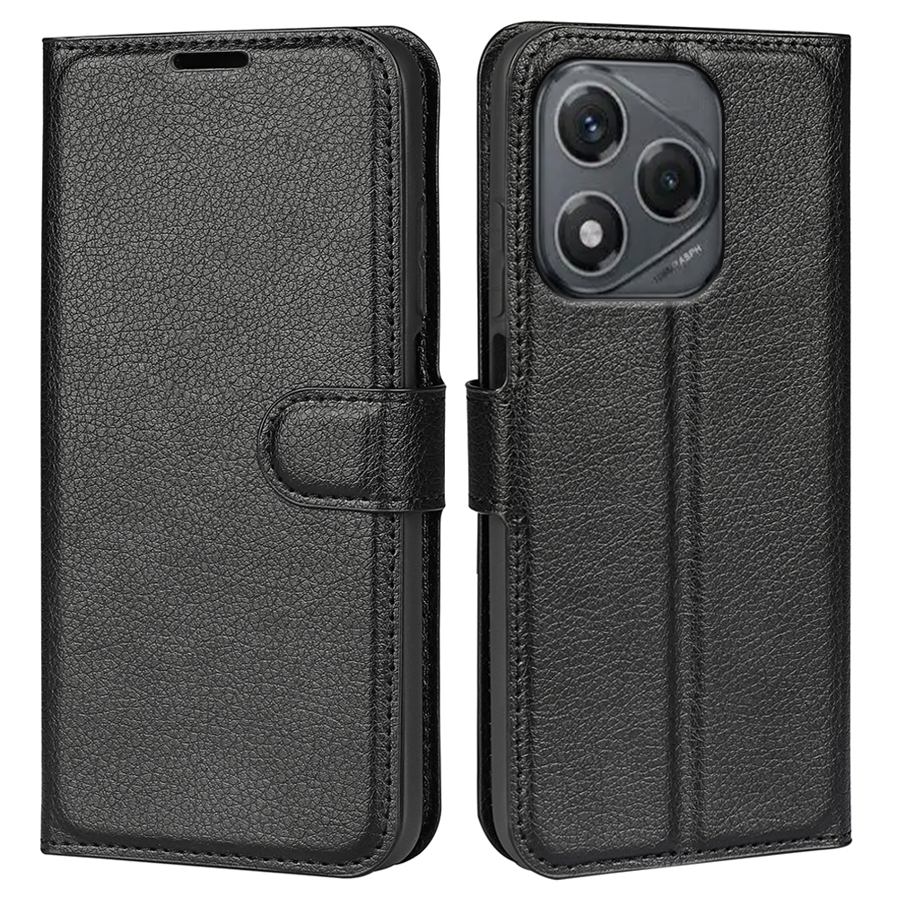  Honor 400 Smart Fodral Litchi Läder Svart