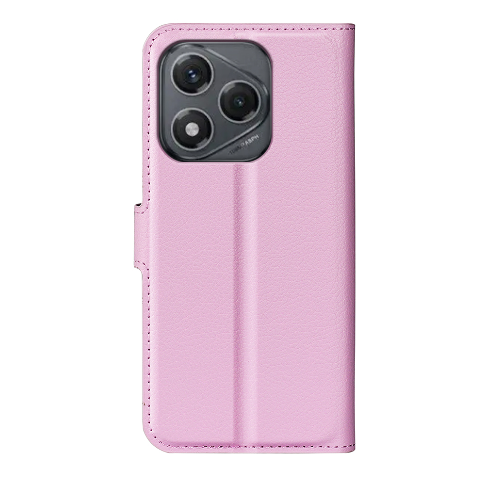  Honor 400 Smart Fodral Litchi Läder Ljus Rosa