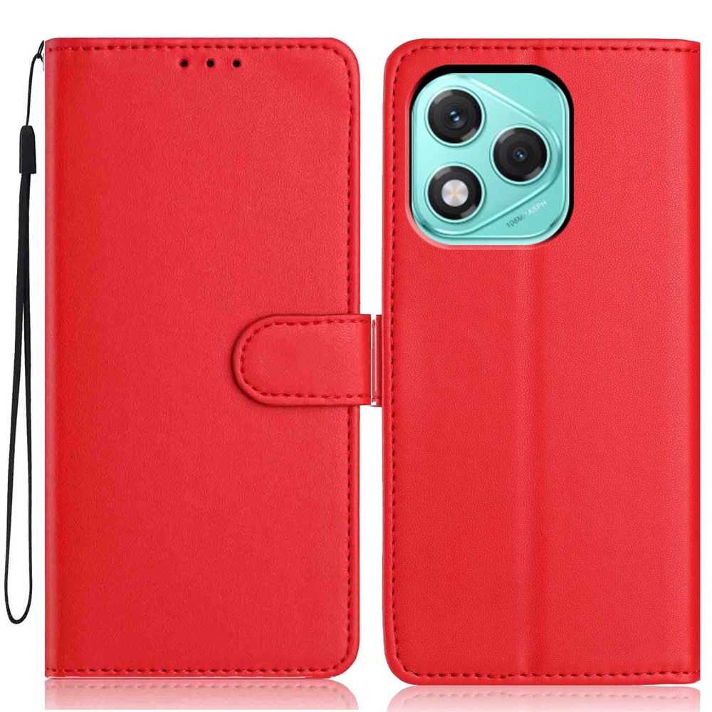  Honor 400 Lite Plånboksfodral Läder Röd