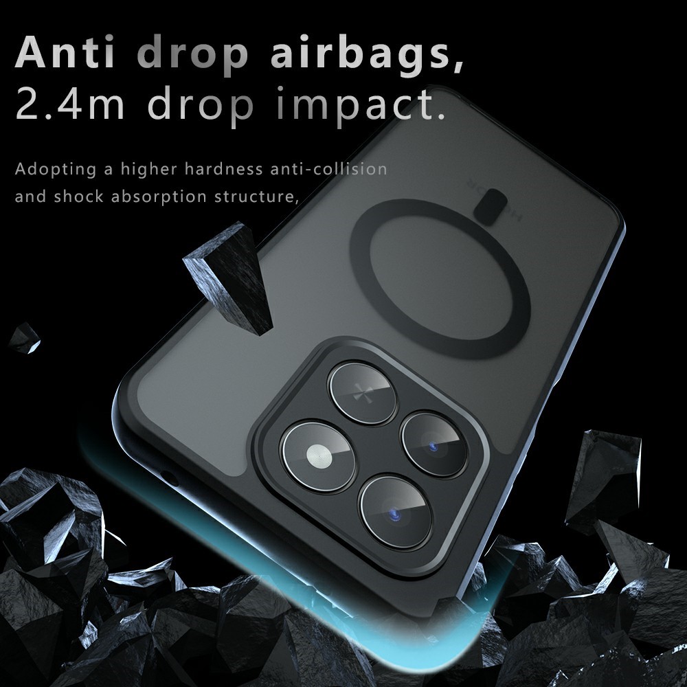  Honor 400 Smart Skal MagSafe Hybrid Svart