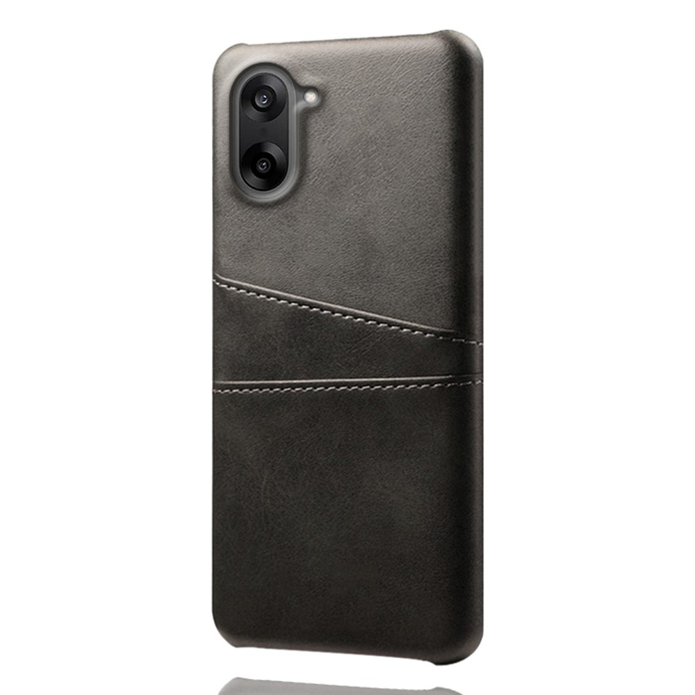  OnePlus Nord CE5 Läderbelagt Skal Med Kortfack Svart
