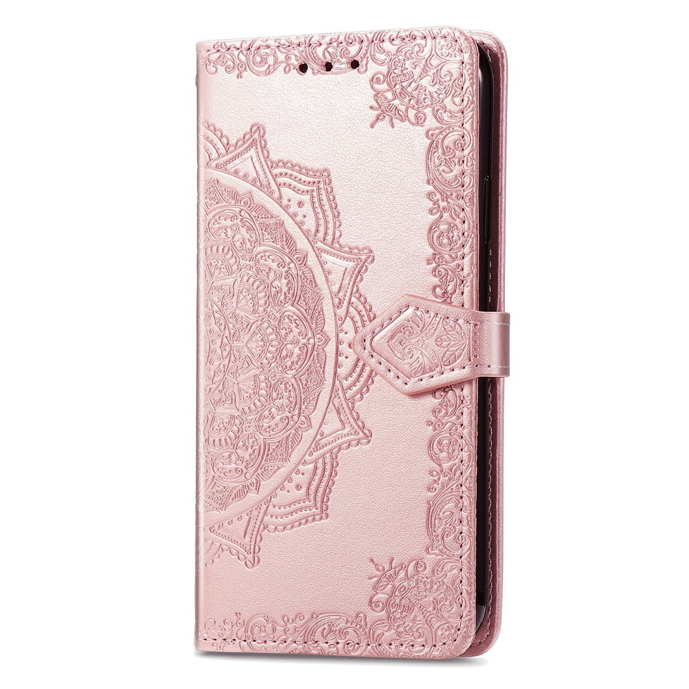  Honor 400 Smart Fodral Mandala Läder Roséguld