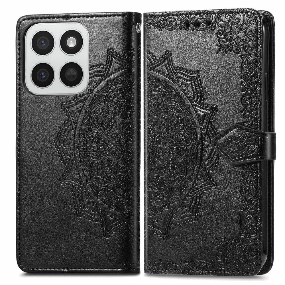  Honor 400 Smart Fodral Mandala Läder Svart