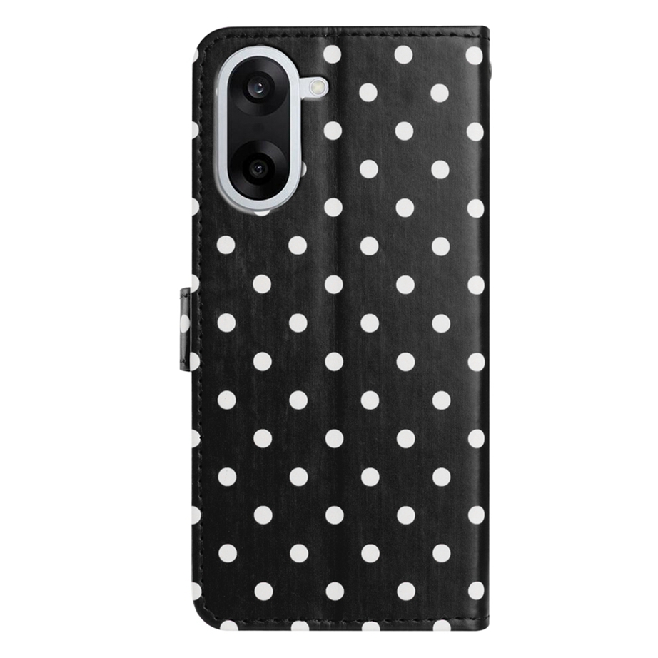  OnePlus Nord CE5 Fodral Polka Dot Svart / Vit