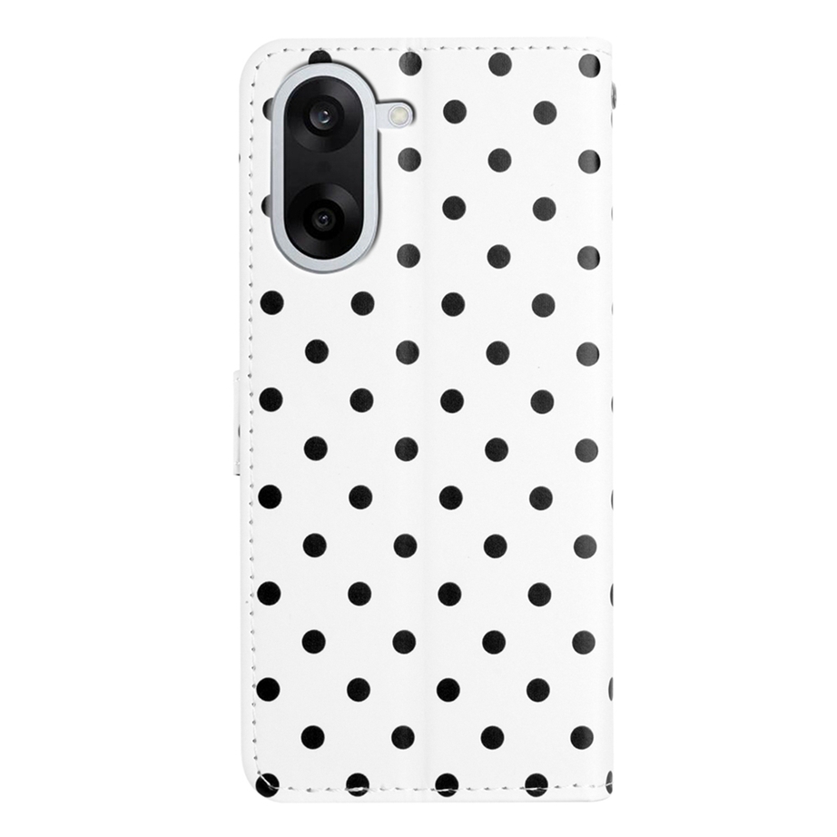  OnePlus Nord CE5 Fodral Polka Dot Vit / Svart