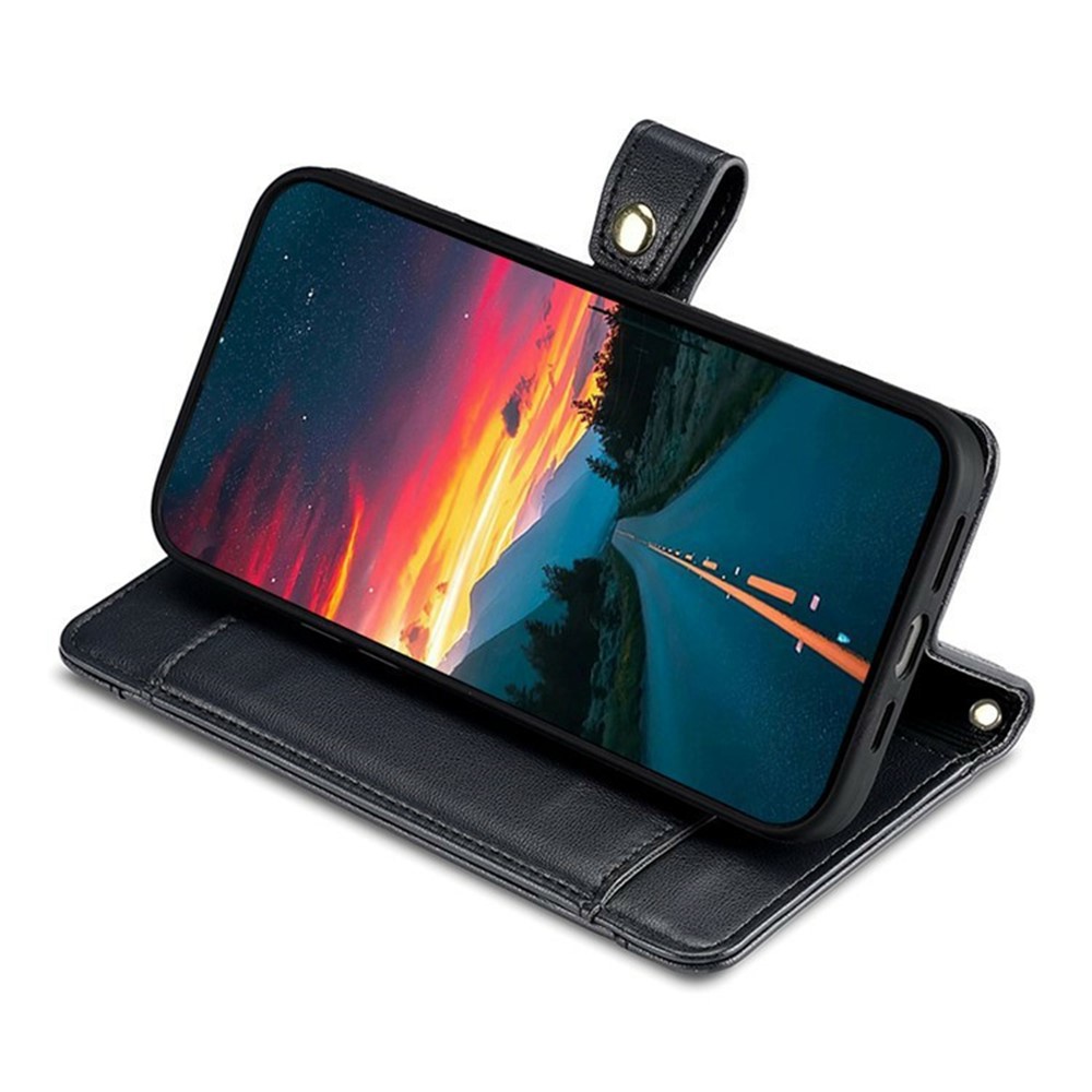  Honor X5c Plus Fodral Multifunktionellt Läder Svart