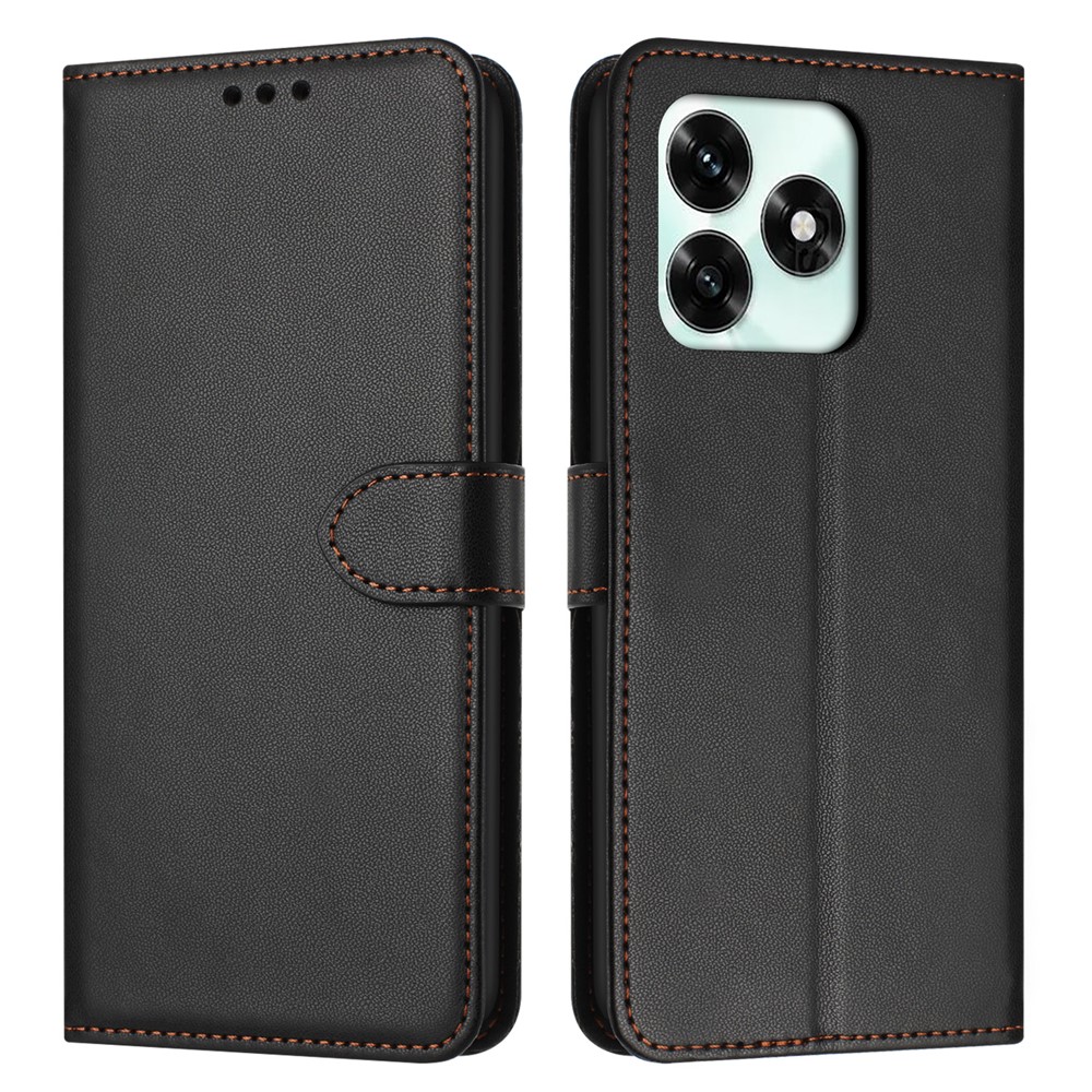  Honor X5c Plus Plånboksfodral Läder Svart