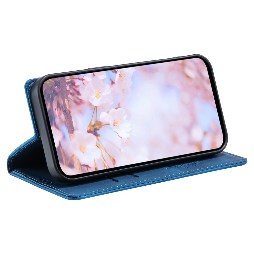  Honor X5c Plus Fodral Flip Mandala Läder Blå