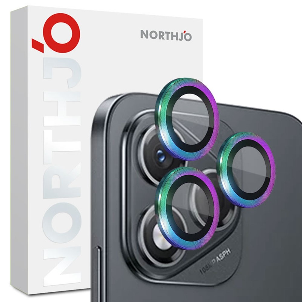 NORTHJO NORTHJO Honor 400 Lite Linsskydd Härdat Glas Colorful