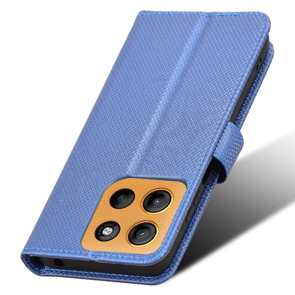  Motorola Moto G15 / G15 Power Fodral Läder Blå