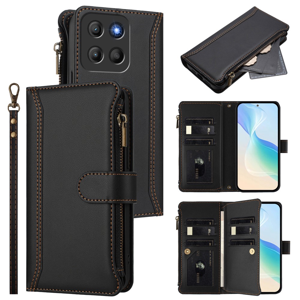  Motorola Moto G15 / G15 Power Fodral Multifunktionellt Läder