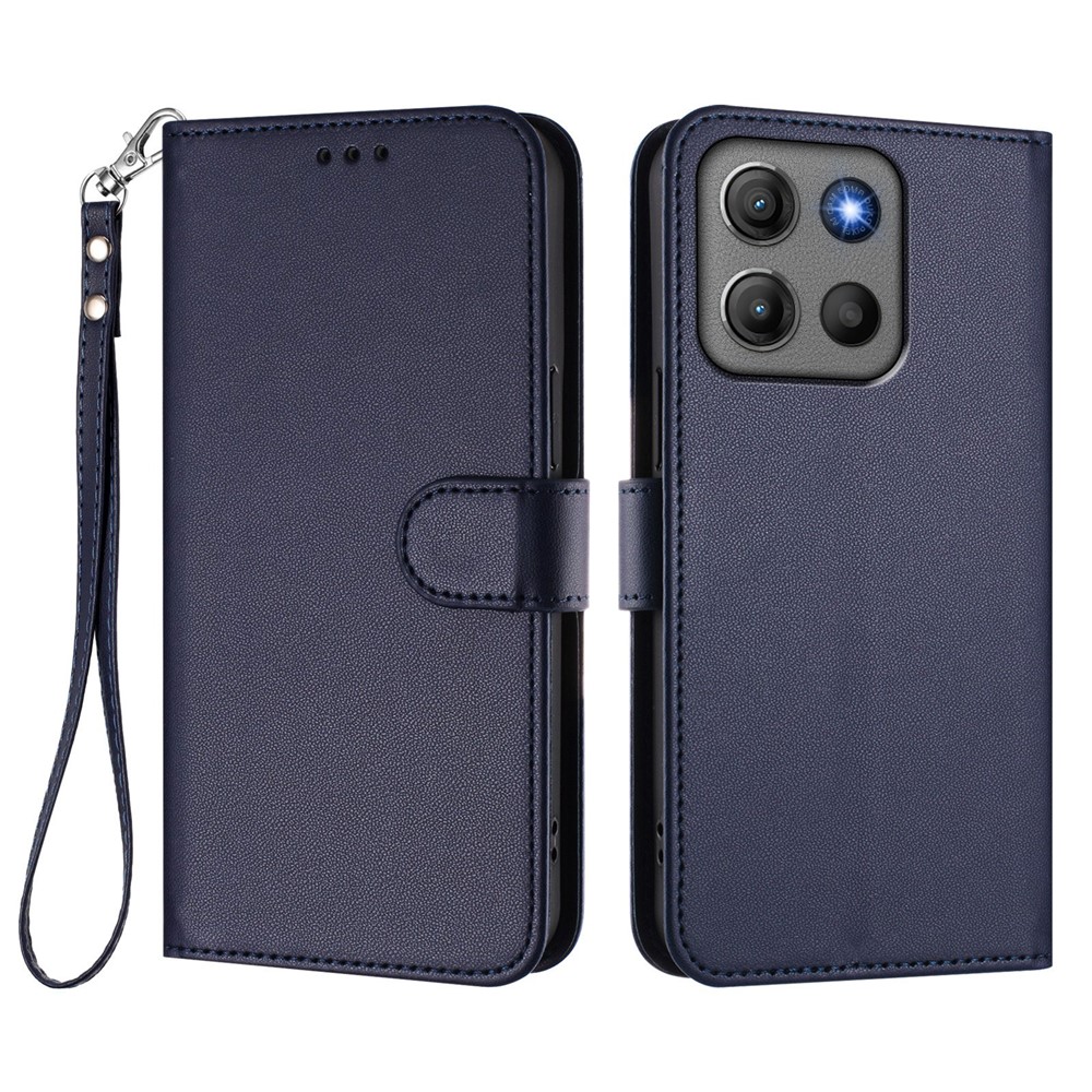  Motorola Moto G15 / G15 Power Fodral Läder Blå